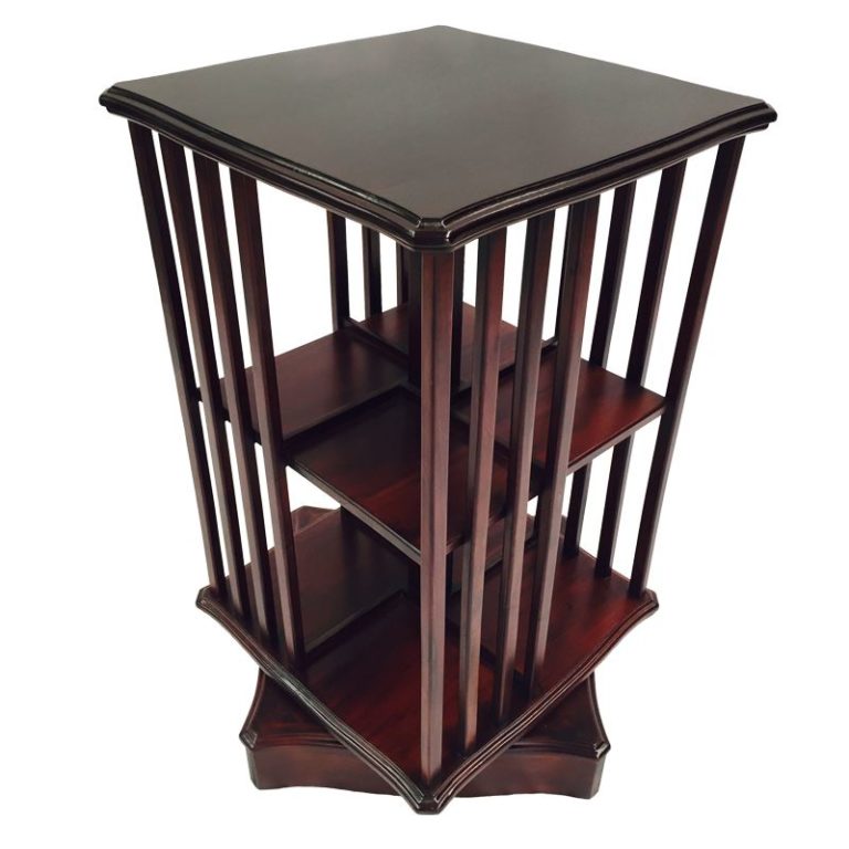 Mahogany Wood Revolving Bookcase Turendav Australia Antique