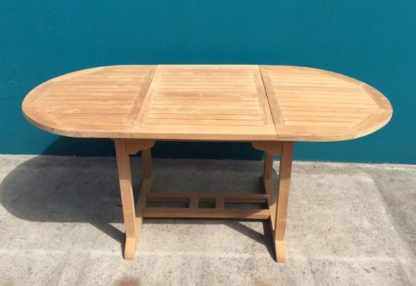 Teak Oval Extension Table 1.8 m