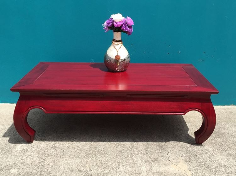 Solid Mahogany Wood Opium Leg Rectangular Coffee Table Turendav Australia Antique Reproduction Furniture Solid Mahogany Wood Opium Leg, Curved Coffee Tables Australia