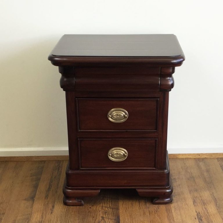 Mahogany Bedside Table Vanessa collection Turendav Australia