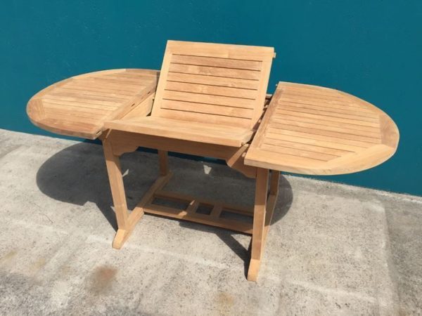 Teak Oval Extension Table 1.8 m