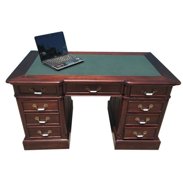 Solid Mahogany Wood Office Desk Turendav Australia Antique