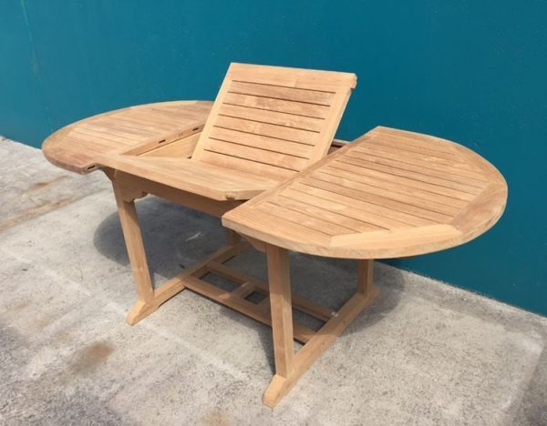 Teak Oval Extension Table 1.8 m