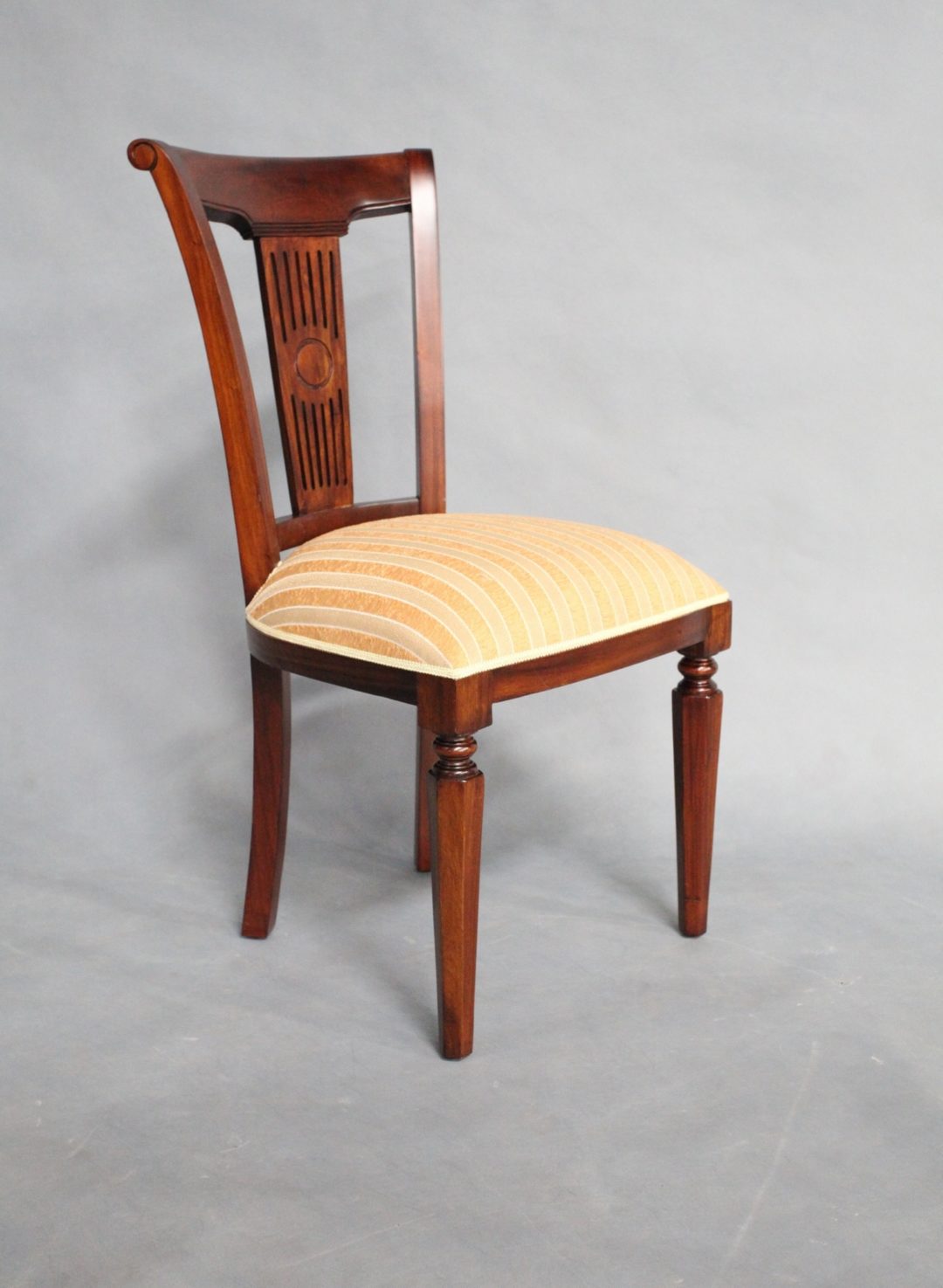 Mahogany Optima Upholstered Dining Chair Turendav Australia Antique