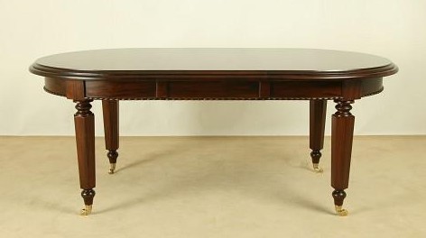 Solid Mahogany Wood Oval Dining Table, Antique Round Table Australia