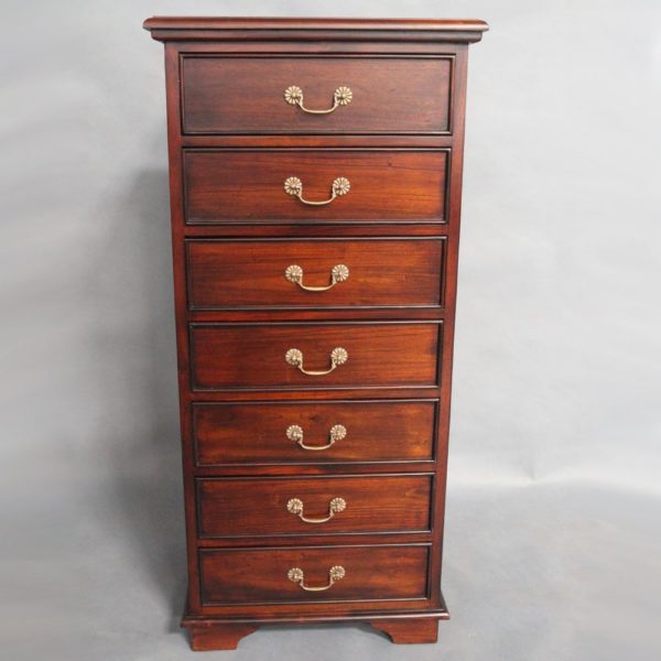 Placeholder Mahogany Wood James Hi-Chest Tall Boy