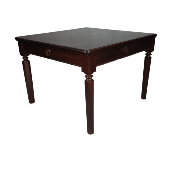 Mahogany Square Dining Table and Chairs 110cm