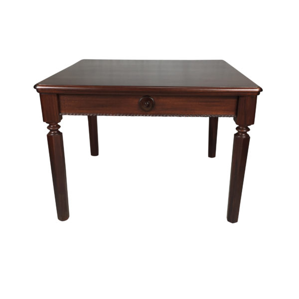 Mahogany Square Dining Table and Chairs 110cm