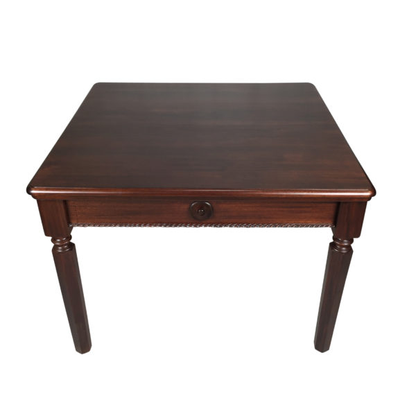 Mahogany Square Dining Table and Chairs 110cm