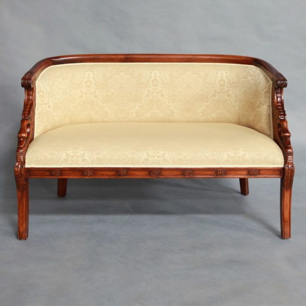 Mahogany Wood Swan Lounge Set